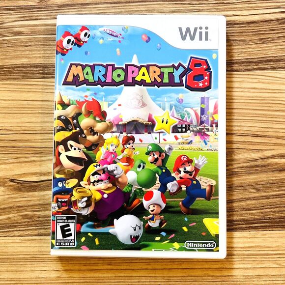 Wii Mario Party 8 w/case Nintendo 2007